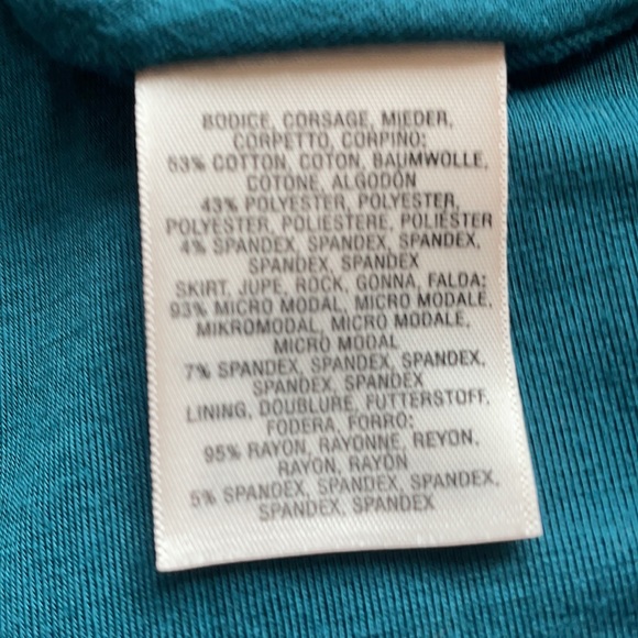 Maeve dress knit teal XL sleeveless - Picture 9 of 9